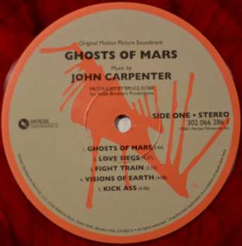 LP John Carpenter: Ghosts Of Mars (Original Motion Picture Soundtrack) CLR | LTD