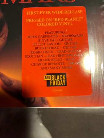 LP John Carpenter: Ghosts Of Mars (Original Motion Picture Soundtrack) CLR | LTD