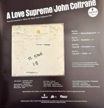 2LP John Coltrane: A Love Supreme DLX | LTD | NUM