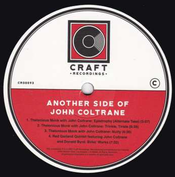 2LP John Coltrane: Another Side Of John Coltrane