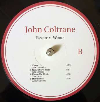 2LP John Coltrane: Essential Works: 1952 - 1962 LTD