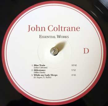 2LP John Coltrane: Essential Works: 1952 - 1962 LTD