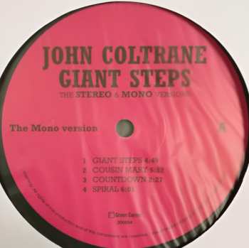 2LP John Coltrane: Giant Steps The Stereo & Mono Versions LTD