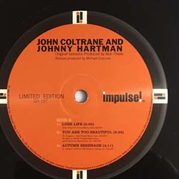 LP John Coltrane: John Coltrane And Johnny Hartman
