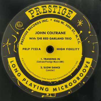 LP John Coltrane: John Coltrane With The Red Garland Trio LTD | NUM