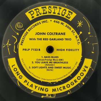 LP John Coltrane: John Coltrane With The Red Garland Trio LTD | NUM