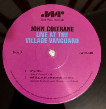 LP John Coltrane: "Live" At The Village Vanguard LTD