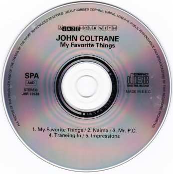 CD John Coltrane: My Favorite Things