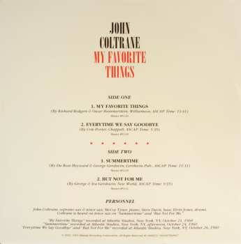 2LP John Coltrane: My Favorite Things DLX