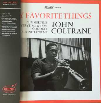 LP John Coltrane: My Favorite Things LTD