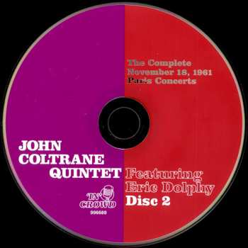 2CD Eric Dolphy: The Complete November 18, 1961 Paris Concerts