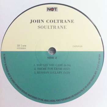 LP John Coltrane: Soultrane