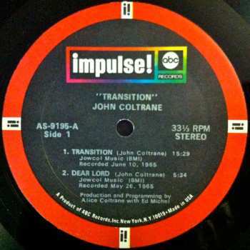 CD John Coltrane: Transition