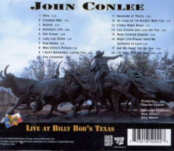 CD John Conlee: Live At Billy Bob's Texas