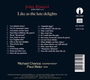 CD Michael Chance: Like As The Lute Delights