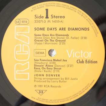 LP John Denver: Some Days Are Diamonds
