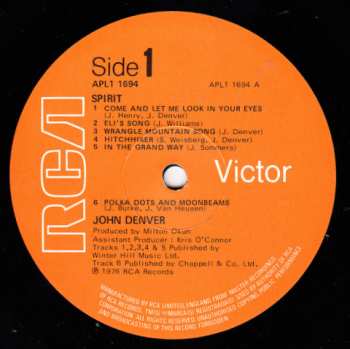 LP John Denver: Spirit