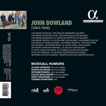 CD John Dowland: [Complete] Lachrimæ