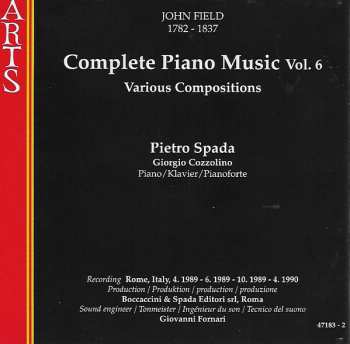 CD John Field: Various Compositions, Compositions For Piano Four Hands