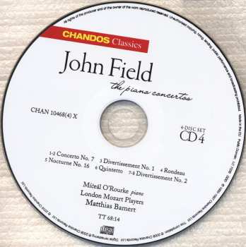 4CD/Doos John Field: The Piano Concertos