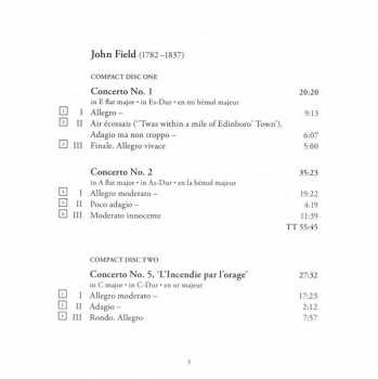 4CD/Doos John Field: The Piano Concertos