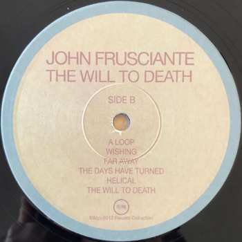 LP John Frusciante: The Will To Death CLR