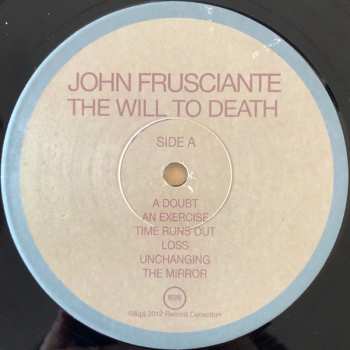 LP John Frusciante: The Will To Death CLR