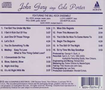 CD Cole Porter: John Gary Sings Cole Porter