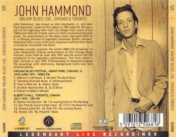 CD John Paul Hammond: Walkin' Blues Live... Chicago & Toronto