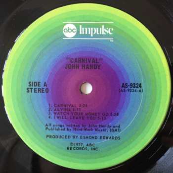 LP John Handy: Carnival