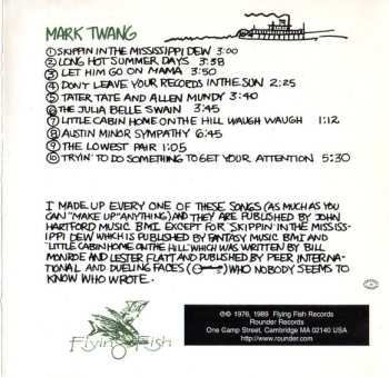 CD John Hartford: Mark Twang