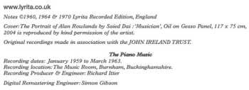 3CD John Ireland: The Piano Music