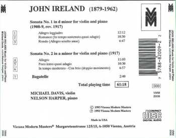 CD John Ireland: Music For Violin And Piano