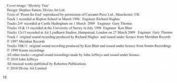 CD John Jeffreys: Idylls And Elegies – Music By John Jeffreys
