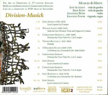 CD William Lawes: Division-Musick Musicke & Mirth
