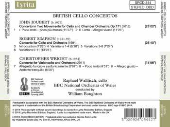 CD John Joubert: British Cello Concertos