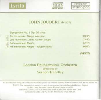 CD Vernon Handley: A Celebration Of The Composer At 80: Symphony No. 1