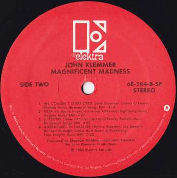 LP John Klemmer: Magnificent Madness