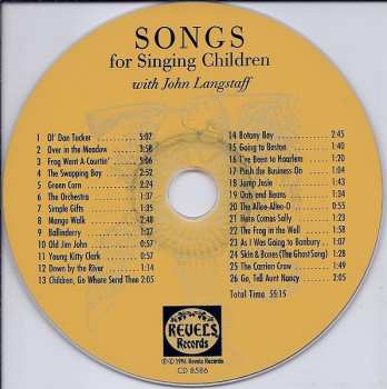 CD John Langstaff: Songs For Singing Children