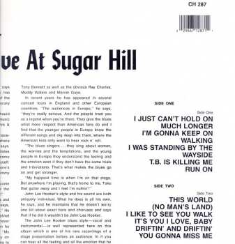 LP John Lee Hooker: Live At Sugar Hill