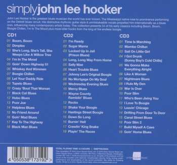 3CD/Doos John Lee Hooker: Simply John Lee Hooker (3CDs From The King Of The Blues)