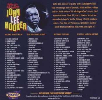 4CD John Lee Hooker: Motor City Blues Master