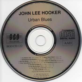 CD John Lee Hooker: Urban Blues