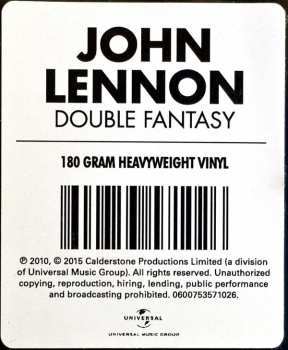 LP John Lennon & Yoko Ono: Double Fantasy