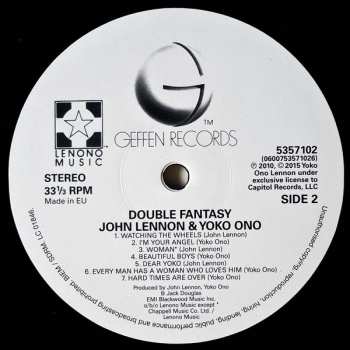 LP John Lennon & Yoko Ono: Double Fantasy