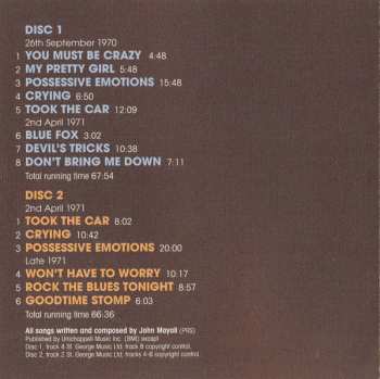 2CD John Mayall: Rock The Blues Tonight