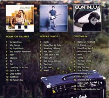 3CD/Doos John Mayer: 3CD ROOM FOR SQUARES - HEAVIER THINGS - CONTINUUM