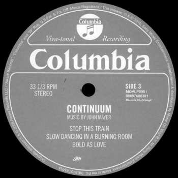 2LP John Mayer: Continuum
