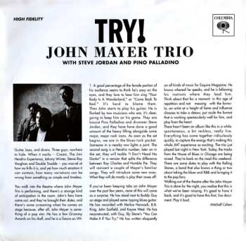 2LP John Mayer Trio: Try!