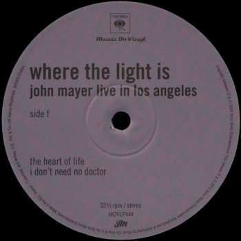 4LP/Doos John Mayer: Where The Light Is: John Mayer Live In Los Angeles